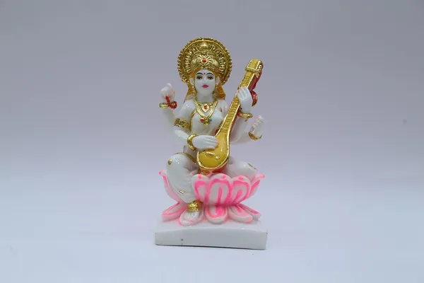 Gold_Plated_Saraswati_Mata_Idol_Murti_Cultured_Marble_Stone_For_Home_Temple_Mandir_Ghr_Pooja_Saraswati_Statue_Office_Gift_Statue_7_Inch_Standard_Size