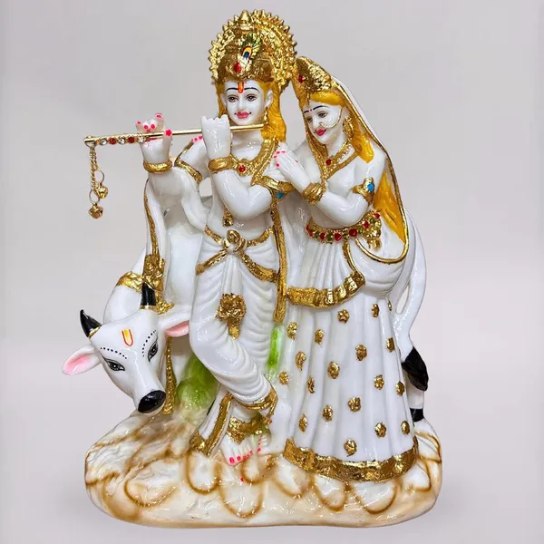 Gold_Plated_Radha_Krishna_Murti_Marble_Dust_With_Kamdhenu_Cow_Radha_Krishna_Idol_Statue_For_Home_Decor_Big_Size_Multicolour_Standard_1_Piece_12_Inch_Religious