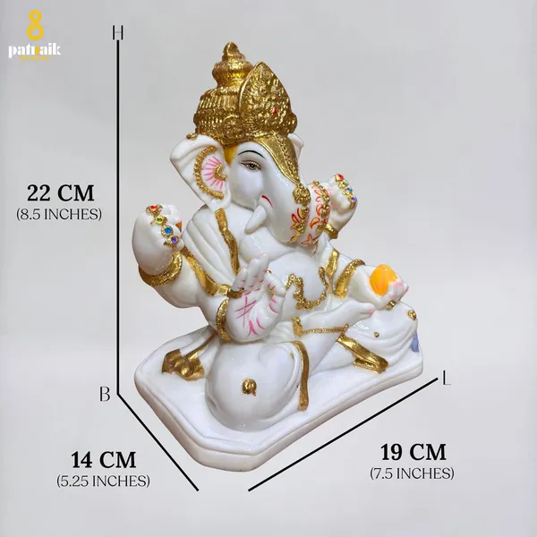 Gold_Plated_Dagdusheth_Ganesh_Murti_Marble_For_Home_Decor_Ganesha_Dagduseth_Statue_Idol_Entrance_Pooja_Room_Temple_Office_Gift_Cultured_Marble_8_5_Inch