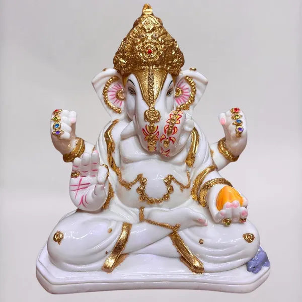 Gold_Plated_Dagdusheth_Ganesh_Murti_Marble_For_Home_Decor_Ganesha_Dagduseth_Statue_Idol_Entrance_Pooja_Room_Temple_Office_Gift_Cultured_Marble_8_5_Inch
