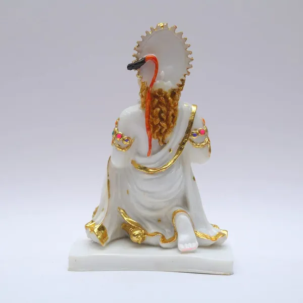 Gold_Plated_Hanuman_Murti_Idol_Cultured_Marble_Bajrangbali_Ji_Statue_7_Inch_Standard_Size_Ashriwad_Sitting_Hanuman_Ji_Design