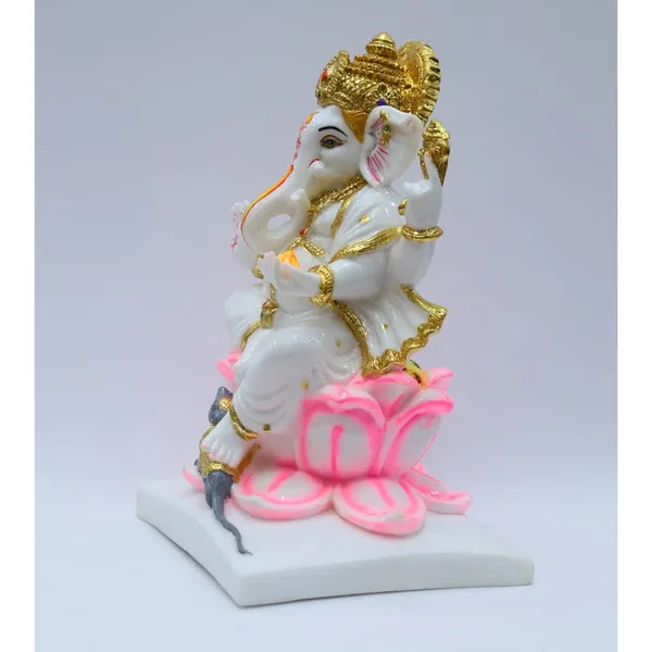 Gold_Plated_Ganesha_Idol_For_Home_Decor_Cultured_Marble_Ganpati_Ganesh_Murti_For_Home_Temple_Puja_Office_Desk_Gift_10_Inch_26_Cm_Standard_Size