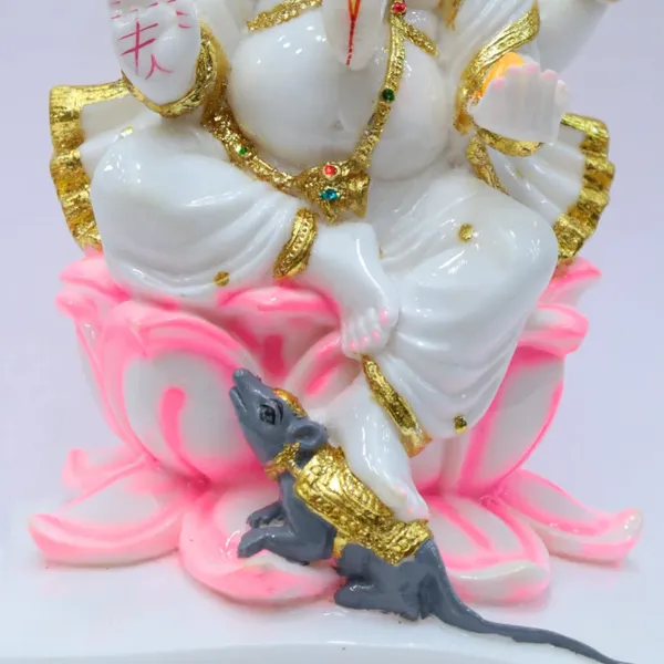 Gold_Plated_Ganesha_Idol_For_Home_Decor_Cultured_Marble_Ganpati_Ganesh_Murti_For_Home_Temple_Puja_Office_Desk_Gift_10_Inch_26_Cm_Standard_Size