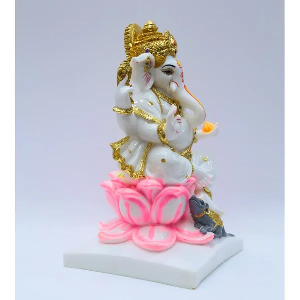 Gold_Plated_Ganesha_Idol_For_Home_Decor_Cultured_Marble_Ganpati_Ganesh_Murti_For_Home_Temple_Puja_Office_Desk_Gift_10_Inch_26_Cm_Standard_Size