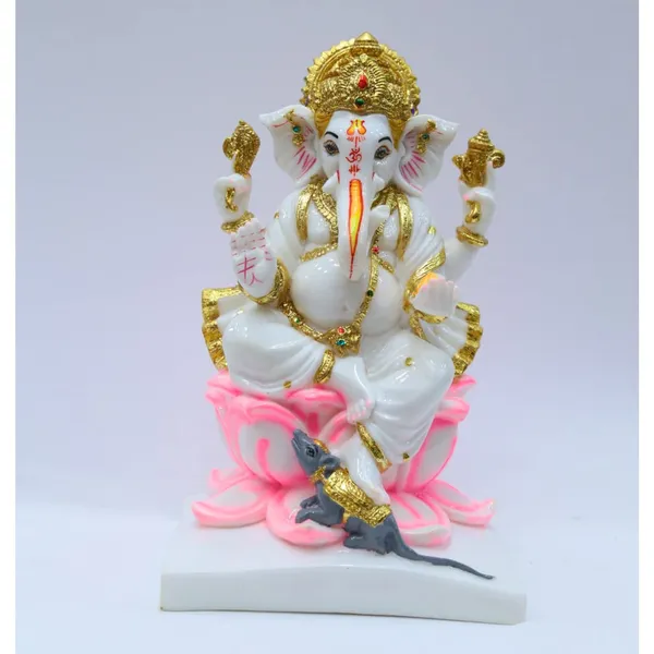 Gold_Plated_Ganesha_Idol_For_Home_Decor_Cultured_Marble_Ganpati_Ganesh_Murti_For_Home_Temple_Puja_Office_Desk_Gift_10_Inch_26_Cm_Standard_Size