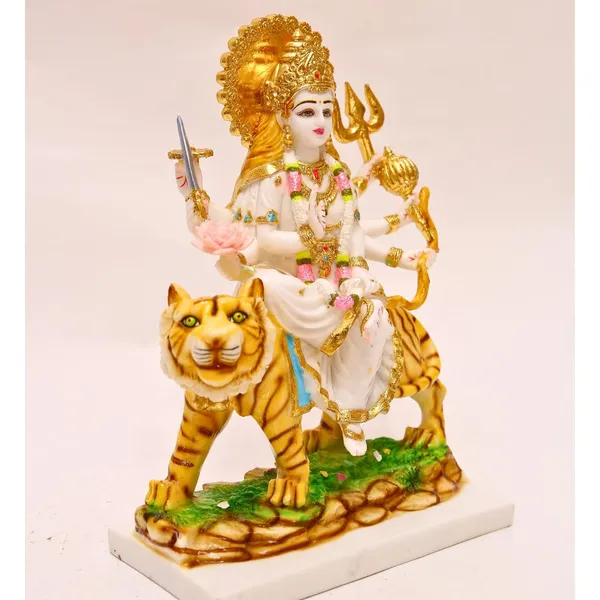 Goddess_Maa_Durga_Mata_Idol_Murti_Figurine_Statue_Handmade_Gold_Plated_Work_For_Home_Puja_Mandir_Office_Gift_15_5_Inche_Multicolor