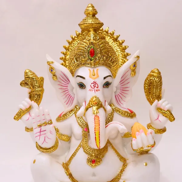 Handmade_Gold_Plated_Ganesha_Idol_For_Home_Decor_Cultured_Marble_Ganpati_Ganesh_Murti_For_Home_Temple_Puja_Statue_Office_Desk_Gift_11_5_Inch_Standard_Size