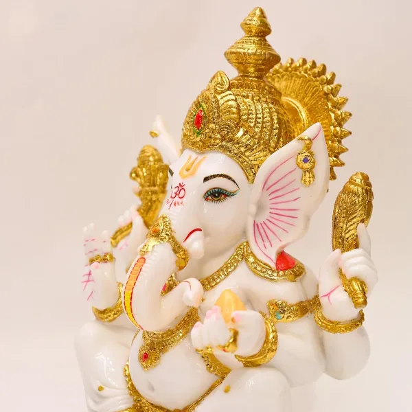 Handmade_Gold_Plated_Ganesha_Idol_For_Home_Decor_Cultured_Marble_Ganpati_Ganesh_Murti_For_Home_Temple_Puja_Statue_Office_Desk_Gift_11_5_Inch_Standard_Size
