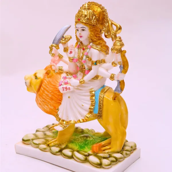 Gold_Plated_Durga_Maa_Idol_Sherawali_Mata_Devi_Murti_Marble_For_Home_Temple_Pooja_Room_Office_Table_Decoration_Gift_11_5_Inch