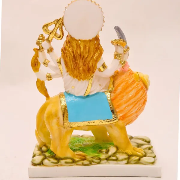 Gold_Plated_Durga_Maa_Idol_Sherawali_Mata_Devi_Murti_Marble_For_Home_Temple_Pooja_Room_Office_Table_Decoration_Gift_11_5_Inch