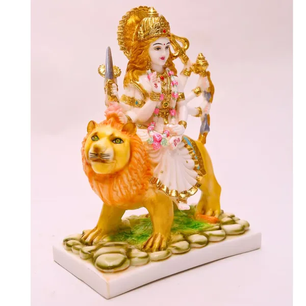 Gold_Plated_Durga_Maa_Idol_Sherawali_Mata_Devi_Murti_Marble_For_Home_Temple_Pooja_Room_Office_Table_Decoration_Gift_11_5_Inch