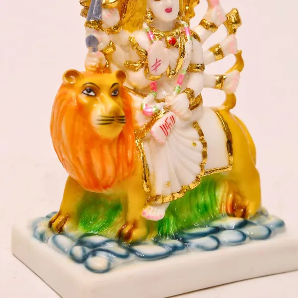 Gold_Plated_Durga_Maa_Idol_Sherawali_Mata_Devi_Murti_Marble_For_Home_Temple_Pooja_Room_Office_Table_Decoration_Gift_6_5_Inch