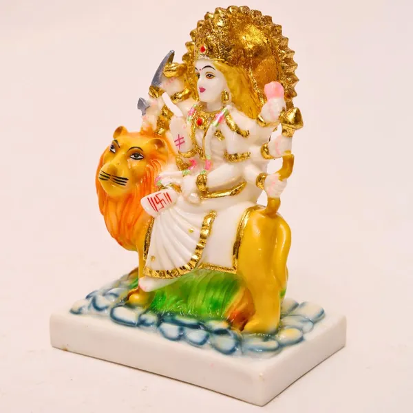 Gold_Plated_Durga_Maa_Idol_Sherawali_Mata_Devi_Murti_Marble_For_Home_Temple_Pooja_Room_Office_Table_Decoration_Gift_6_5_Inch