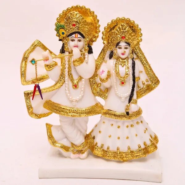 Iskon_Radha_Krishna_Murti_Idol_Statue_Handmade_Gold_Plated_For_Home_Puja_Temple_Mandir_Pooja_God_Showpiece_Gift_8_25_Inch_22cm