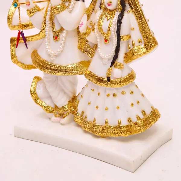 Iskon_Radha_Krishna_Murti_Idol_Statue_Handmade_Gold_Plated_For_Home_Puja_Temple_Mandir_Pooja_God_Showpiece_Gift_8_25_Inch_22cm