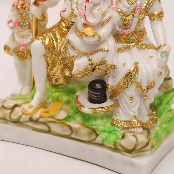 Gold_Plated_Shiv_Parivar_Idol_For_Home_11_Inch_Cultured_Marble_Statue_Shiv_Parvati_Ganesh_Kartikeya_Family_Murti_For_Home_Temple_Puja_Office_Desk_Gift_28_Cm_Standard_Size