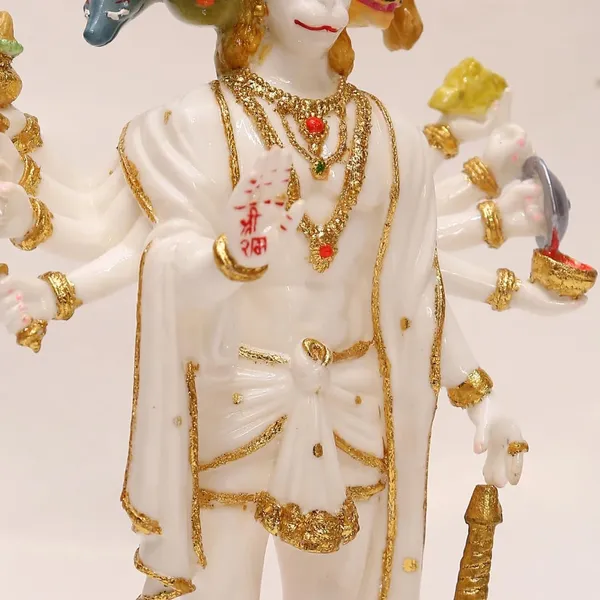 Gold_Plated_Panchmukhi_Hanuman_Ji_Murti_Idol_Marble_Dust_Home_Pooja_Ghr_Door_Entrance_Bajrangbali_Ji_Statue_Temple_Gift_14_Inch_35cm_Religious