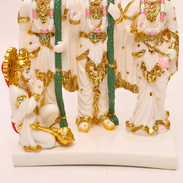 Gold_Plated_Ram_Darbar_Murti_For_Home_Temple_Marble_Handmade_Idol_Showpiece_Hindu_Religious_Idols_Ram_Sita_Laxman_Hanuman_Statue_Puja_Diwali_Decoration_Items_10_5_Inch_Religious