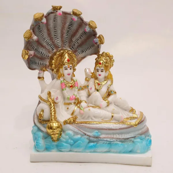 Gold_Plated_Vishnu_Laxmi_Murti_Marble_Idol_Scrupture_For_Pooja_Ghar_Home_Temple_Sitting_On_Sheshnag_Gift_Decoration_Idol_Standard_Size_8_Inch_20_Cm