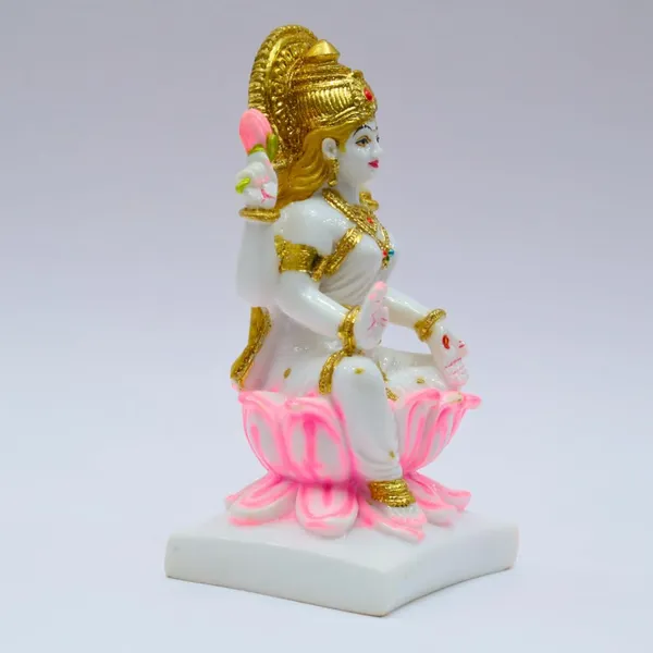 Gold_Plated_Laxmi_Idol_Murti_Cultured_Marble_For_Home_Temple_Mandir_Ghr_Pooja_Lakshmi_Statue_Office_Gift_7inch_Lotus_Design
