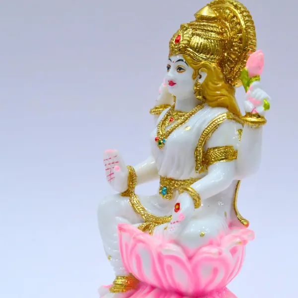 Gold_Plated_Laxmi_Idol_Murti_Cultured_Marble_For_Home_Temple_Mandir_Ghr_Pooja_Lakshmi_Statue_Office_Gift_7inch_Lotus_Design