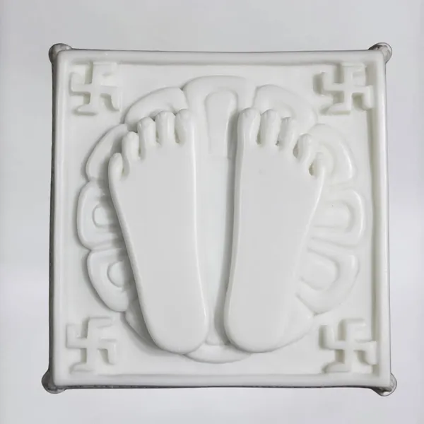 Charan_Padukas_For_Puja_Bhagwan_Temple_Marble_Dust_Big_Size_For_Home_Puja_Ghar_White_Color_6_X_6_Inch