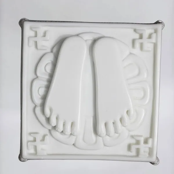 Charan_Padukas_For_Puja_Bhagwan_Temple_Marble_Dust_Big_Size_For_Home_Puja_Ghar_White_Color_6_X_6_Inch