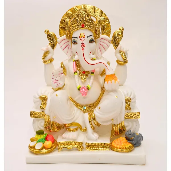 Gold_Plated_Ganesh_Idol_For_Home_11_25_Inch_Cultured_Marble_Statue_Ganpati_Ganesha_Murti_For_Home_Temple_Puja_Office_Desk_Gift_28_Cm_Standard_Size