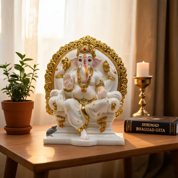 Gold_Plated_Singhasan_Ganesh_Idol_For_Home_Decor