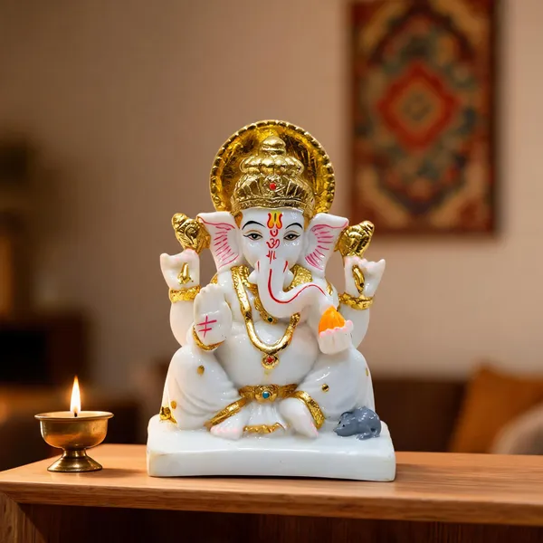 Handmade_Gold_Plated_Ganesha_Idol_For_Home_Decor