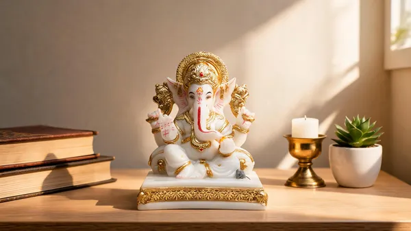 Handmade_Gold_Plated_Ganesha_Idol_For_Home_Decor