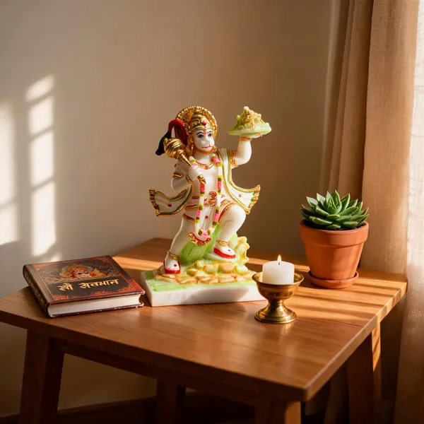 Gold_Plated_Cultured_Marble_Hanuman_Murti_Idol