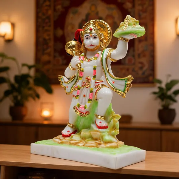 Gold_Plated_Cultured_Marble_Hanuman_Murti_Idol