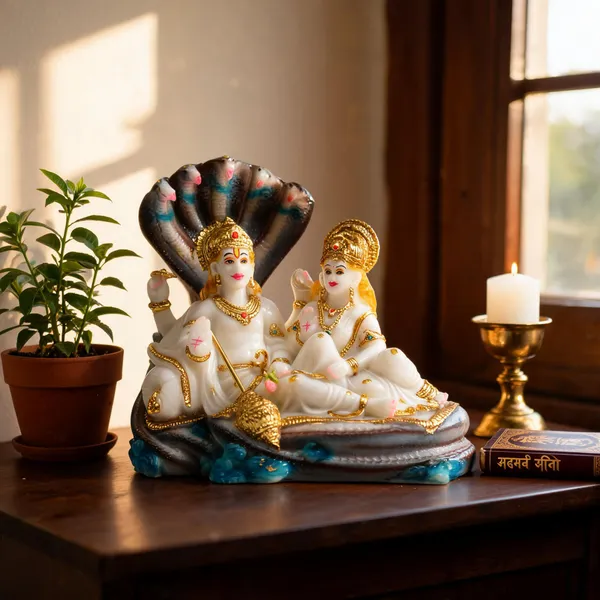 Gold_Plated_Vishnu_Laxmi_Murti