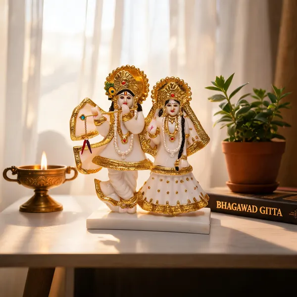 Handmade_Gold_Plated_Iskon_Radha_Krishna_Idol