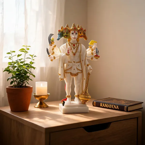 Gold_Plated_Panchmukhi_Hanuman_Ji_Murti