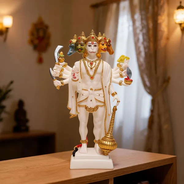 Gold_Plated_Panchmukhi_Hanuman_Ji_Murti