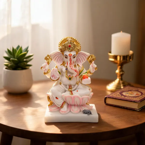 Gold_Plated_Marble_Dust_Ganesh_Statue_For_Home_Decor