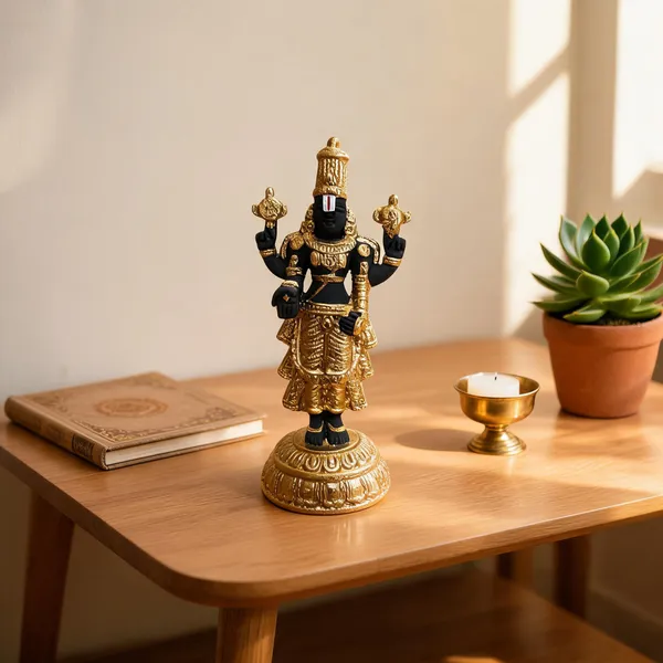 Gold_Plated_Tirupati_Balaji_Idol
