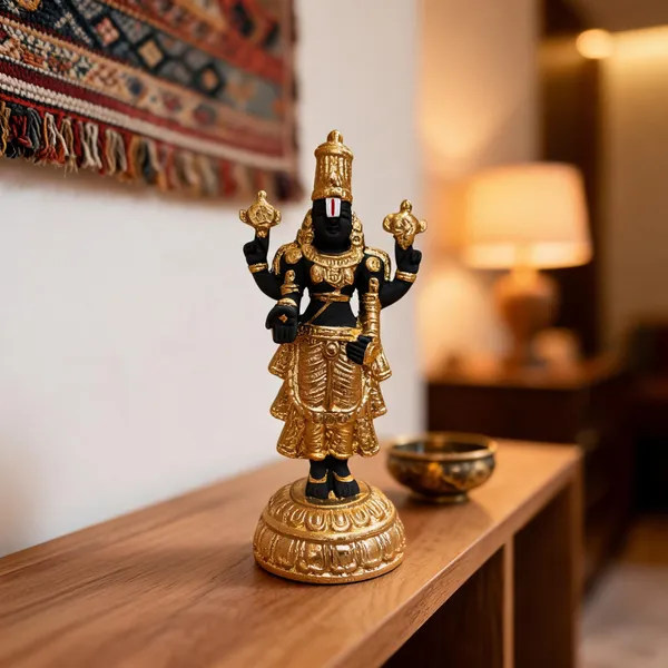 Gold_Plated_Tirupati_Balaji_Idol