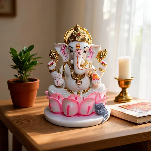Gold_Plated_Ganesha_Idol_For_Home