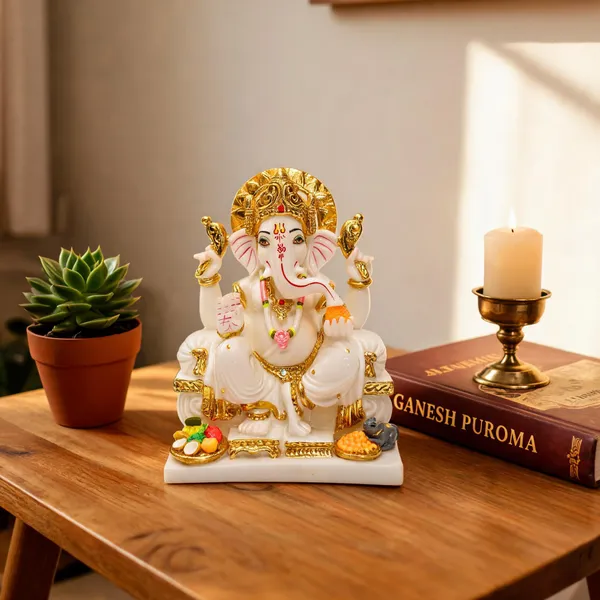 Gold_Plated_Ganesh_Idol_For_Home