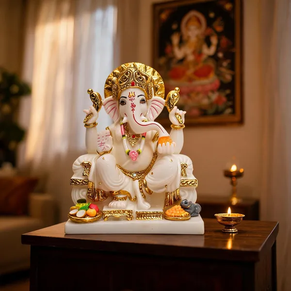 Gold_Plated_Ganesh_Idol_For_Home