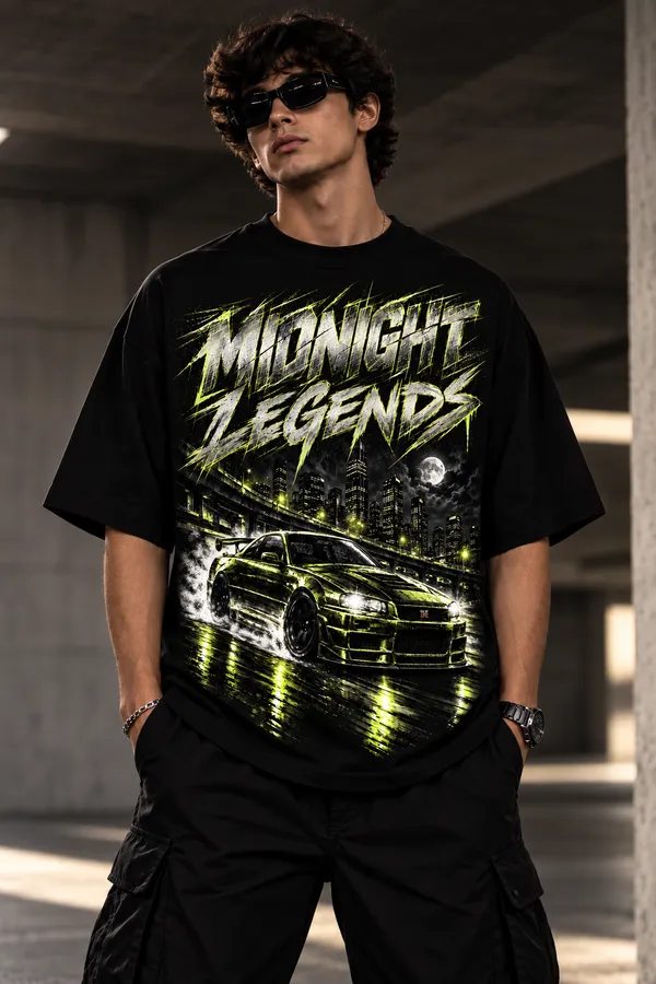Black_Cotton_Oversized_Midnight_Legends_Car_Graphic_T-Shirt_For_Men