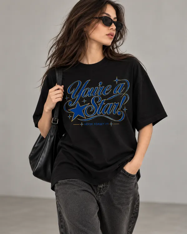 Black_Cotton_Oversized_Star_Graphic_T-Shirt_For_Women