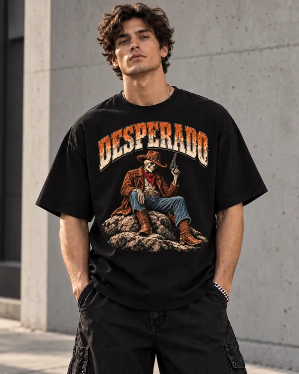 Black_Cotton_Oversized_Desperado_Graphic_T-Shirt_For_Men