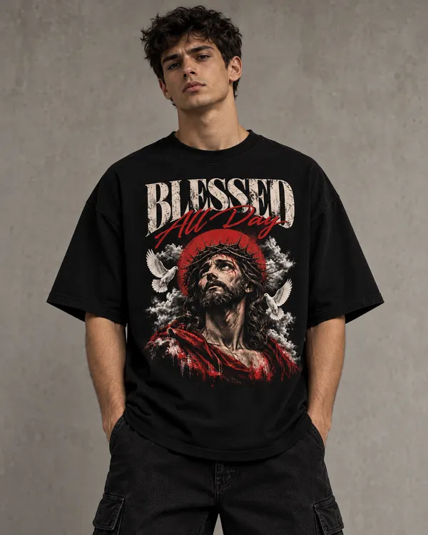 Black_Cotton_Oversized_Devotional_Graphic_T-Shirt_For_Men