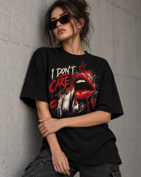Black_Cotton_Oversized_Lips_Graphic_T-Shirt_For_Women