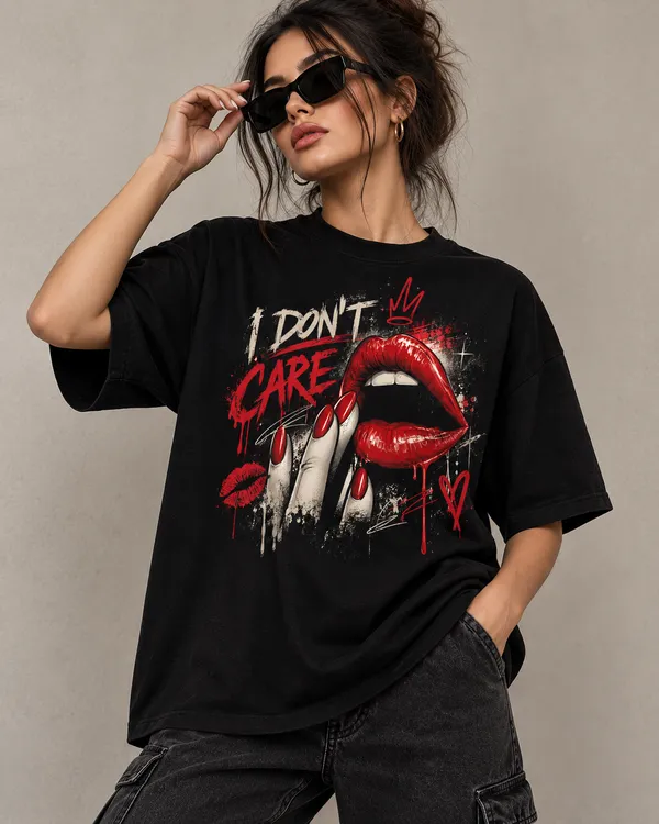Black_Cotton_Oversized_Lips_Graphic_T-Shirt_For_Women
