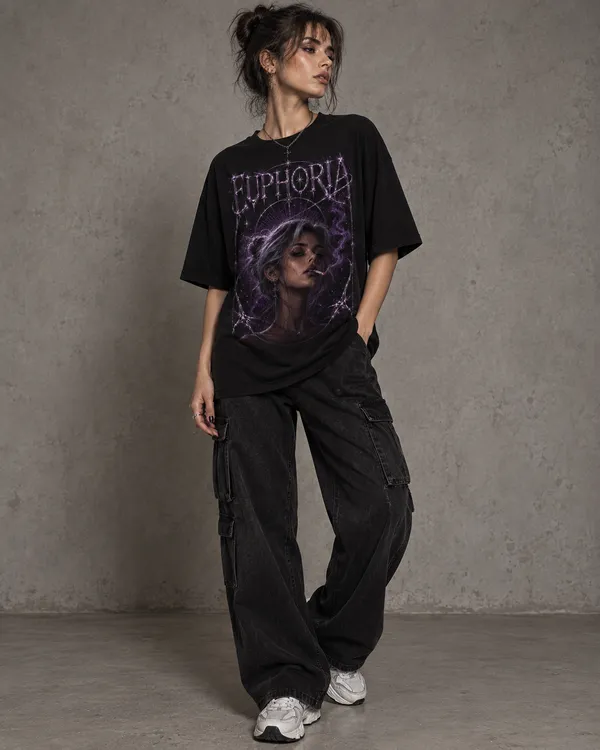 Black_Cotton_Oversized_Purple_Graphic_T-Shirt_For_Women
